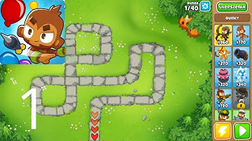 Bloons Td6 Getting Started Tutorial and Monkey Meadow Easy Mode #1