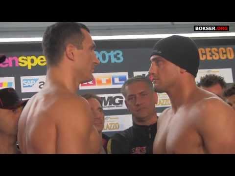 Weigh-in: Wladimir Klitschko vs. Francesco Pianeta (HD)