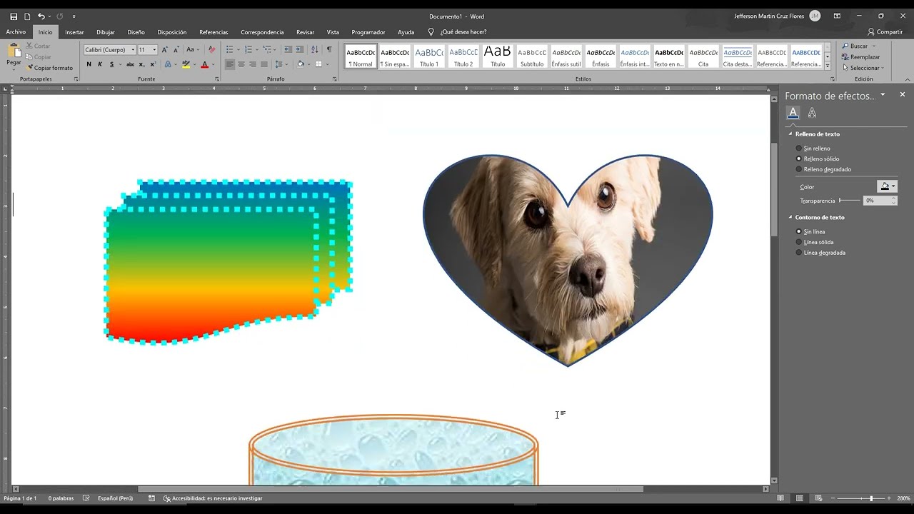 Manejo de objetos - Word 2019