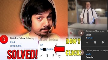 Youtube Spam Comments (vun. fyi) are everywhere on Youtube