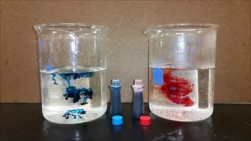 Food Coloring + Hot and Cold Water