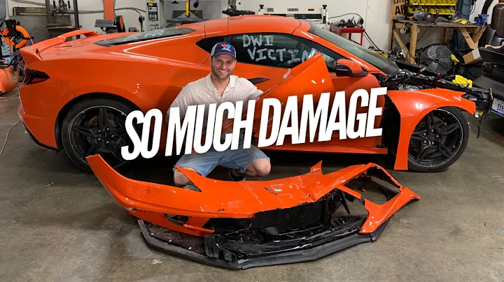 How Bad is the Damage on the Wrecked C8 Corvette? I think it can be fixed easily