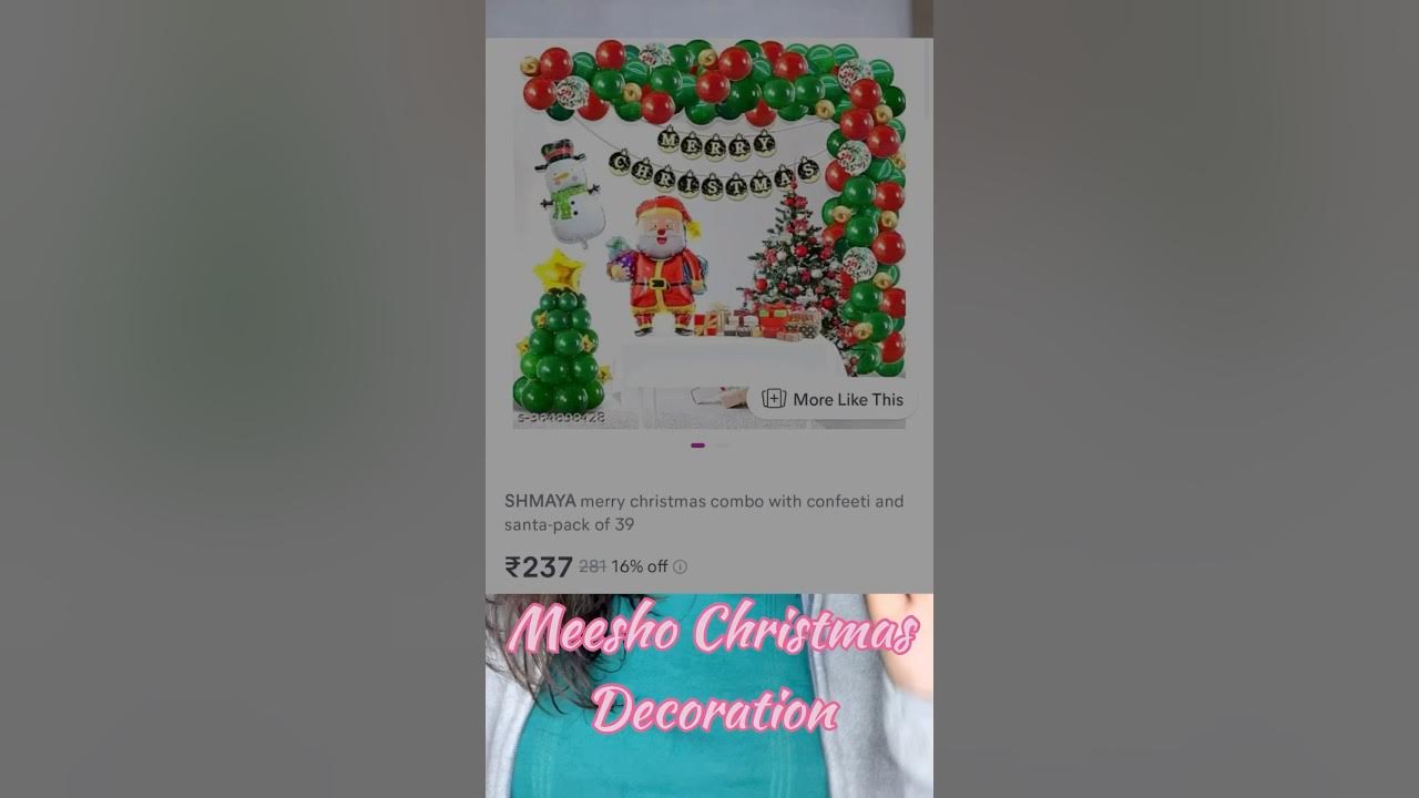 Christmas and new year decorations from Meesho meesho decoration 