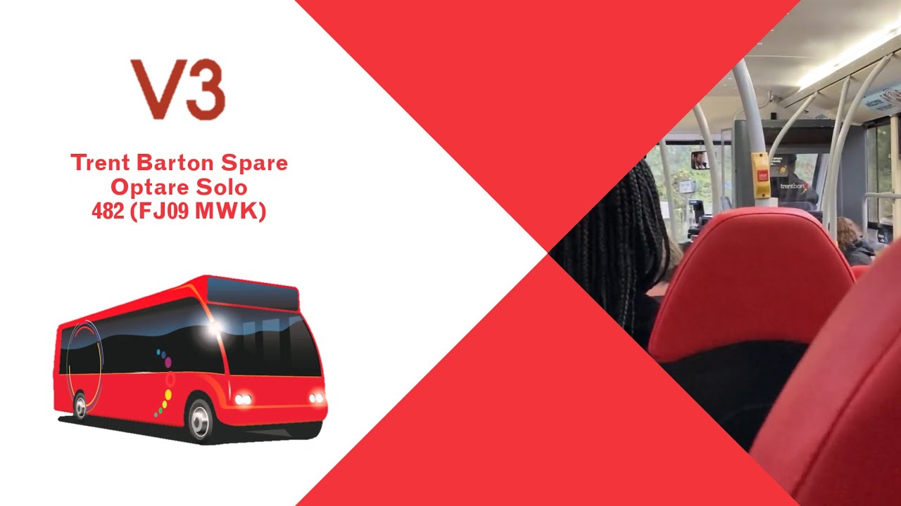 VERY RATTLY Trent Barton The Really Good Bus Company Spare Optare Solo