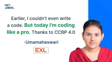 Umamaheswari Secured Her Dream Tech Job With NxtWave Intensive 2.0!