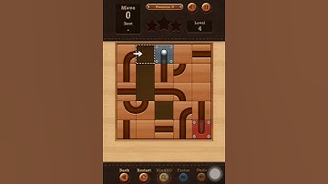 Roll the Ball slide puzzle Premium G Pack Level 4 Solution