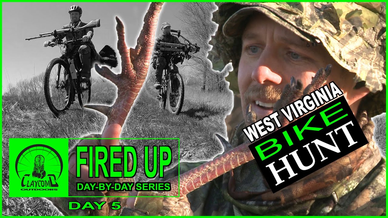 BIKEIN turkey hunting KS/WV FIRED UP Day 5 YouTube