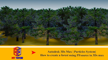 Autodesk3DsMax| ParticlesandDynamics|CreatingForestusingPFSource