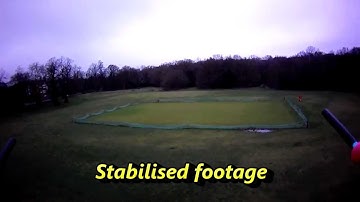 iFly4 quadcopter - stabilisation test with virtualdub & deshaker