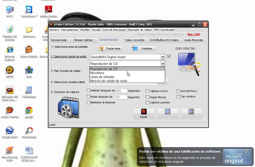 Como grabar un vídeo con atube catcher YouTube Como grabar un vídeo con atube catcher YouTube