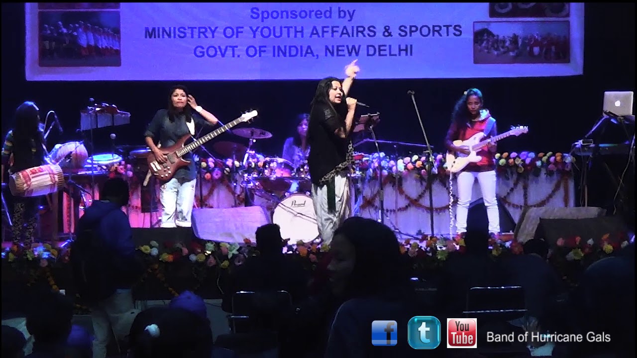 E dehi live  Hurricane Gals  New Video Song   Assamese Band