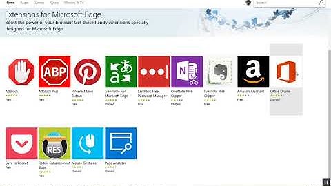 How to add extension in Microsoft Edge