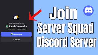 How to Join Discord Server Squad