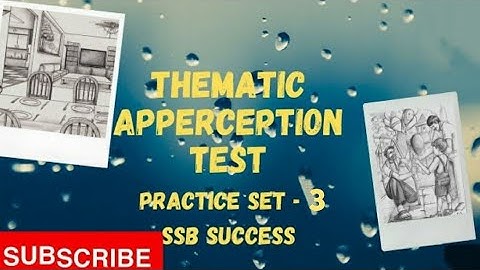 SSB TAT Practice Set-3 - Thematic Apperception Test -TAT Practice - SSB Interview