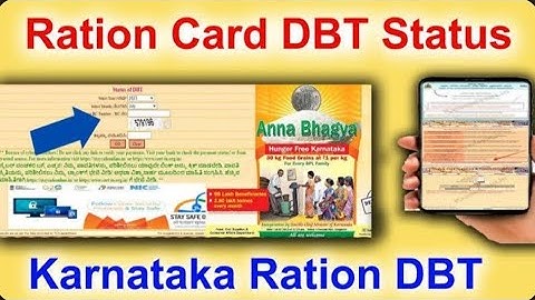 Anna Bhagya Amount Status By New Updated Link | In Your Mobile | anna bhagya dbt status Check