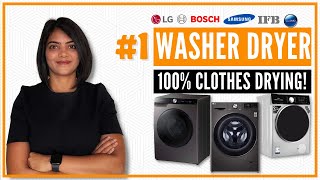 Best washing machine in India 2023 | Washer dryer | 100% drying | LG Samsung Bosch IFB Lloyd