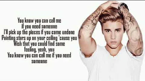 Justin Bieber -hold on (lyric video) new song