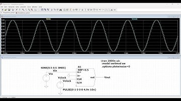 Sample and Hold Circuit design using behavioral sample and hold function block - LTspcie#32