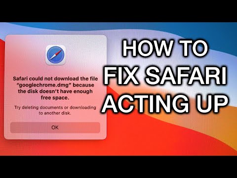 Fix: Safari could not download the file because there is not enough disc space