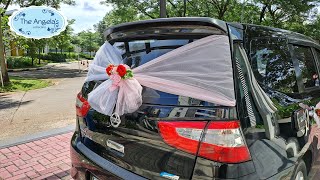 dekorasi mobil pengantin 15 | wedding car decoration