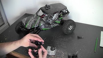 Axial Wraith Mounting Options GoPro HD Review - FPV System RC Car Project Part 7