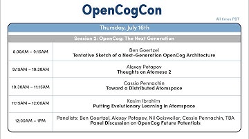 OpenCogCon - Day 2