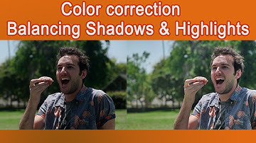 How to Balance the Shadows/Highlights of an Image- Reducing harsh lights and Shadows.