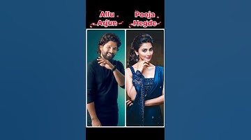 Allu Arjun 💕and Pooja Hegde 💕Lifestyle & Journey🥰 #shorts #trend #movie #actor #actress #tollywood