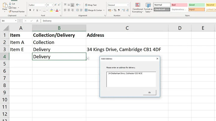 Excel: Pop Up Message on Cell Value Change