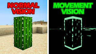 minecraft normal vs Movement Vision