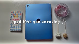 ipad 10th generation (blue)” unboxing 2022 📦