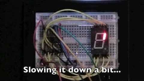 Multiplexing a 7 Segment LED display with an Arduino and 74HC595 shift register