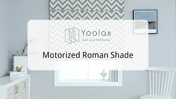 Yoolax Motorized Roman Shade