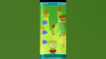 Cut The Rope Experiments Sticky Steps 3 stars walkthrough LEVEL 3-6