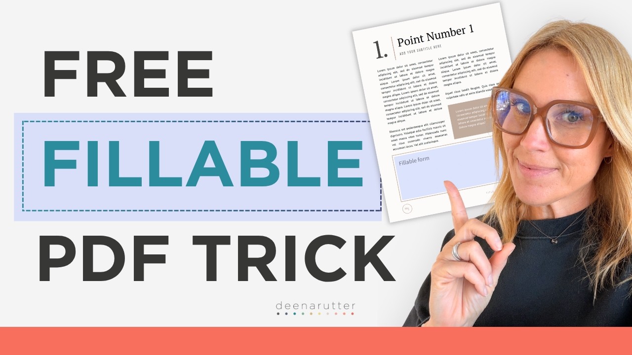 How to Make a Fillable PDF for Free with Canva and Sejda - YouTube