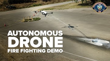 Autonomous Drone Firefighting Demo