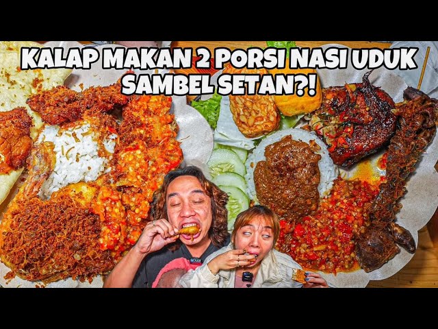 KALAP! AYAM SAMBAL SETAN PINGGIR MRT!  SAMPE NAMBAH 2 NASI UDUK class=