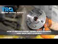 How to Replace Front Wheel Hub Bearing 2005-09 Chevy Equinox
