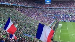 Incredible Irish fans drown out stadium with Fields of Athenry at Ireland v France, Lyon, Euros 2016