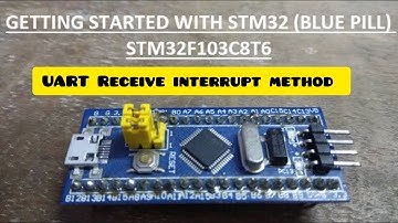 7.1 UART Receive using STM32F103 | Interrupt Method | UART Protocol | STM32Cube IDE