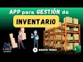 Crear APP de Gestión de Inventario en EXCEL (DESCARGA Archivo)