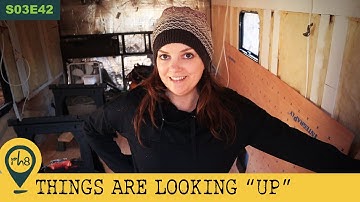 Ceiling for our Bus Conversion - S03E42