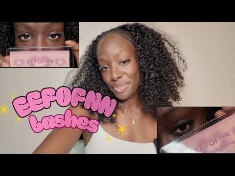 DIY ft. Amazon Eefofnn Lash Clusters Extensions!!!!
