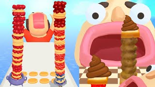 💩 Poop Sandwich Runner Game 🥞 The Run Away Pancake - Greatest Game Ever Played Android iOS Gameplay