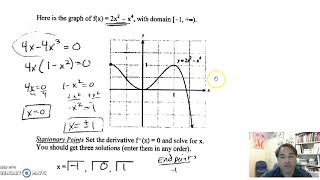 MAC2233 Ch 5 Video 1 Short Extrema