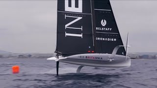 INEOS Britannia’s AC40  with Sir Ben Ainslie