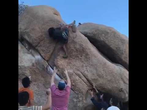 Beta Video for climb Yabba Dabba Don't v4, Joshua Tree