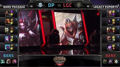 Dark Passage vs Legacy | Game 1 Round 2 International Wild Card GamesCom 2014 LOL | DP vs LGC G4 RR