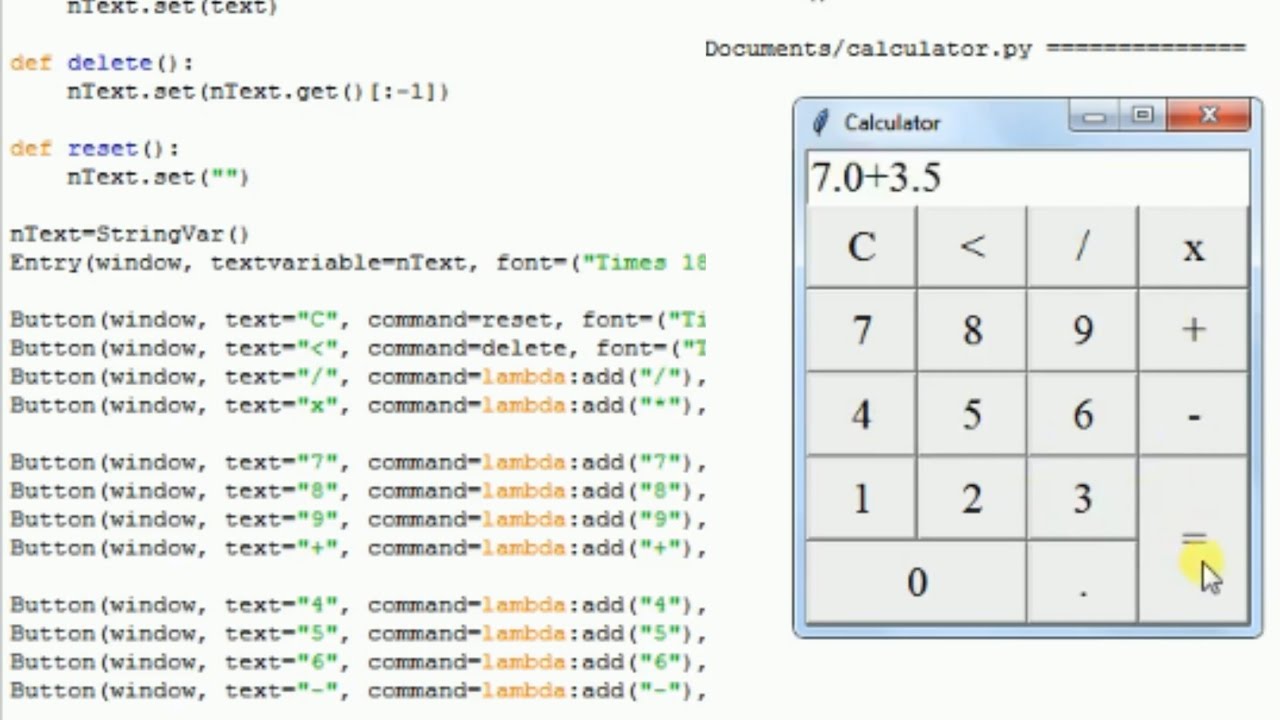 How To Make A Calculator In Python Python Tkinter Calculator Python