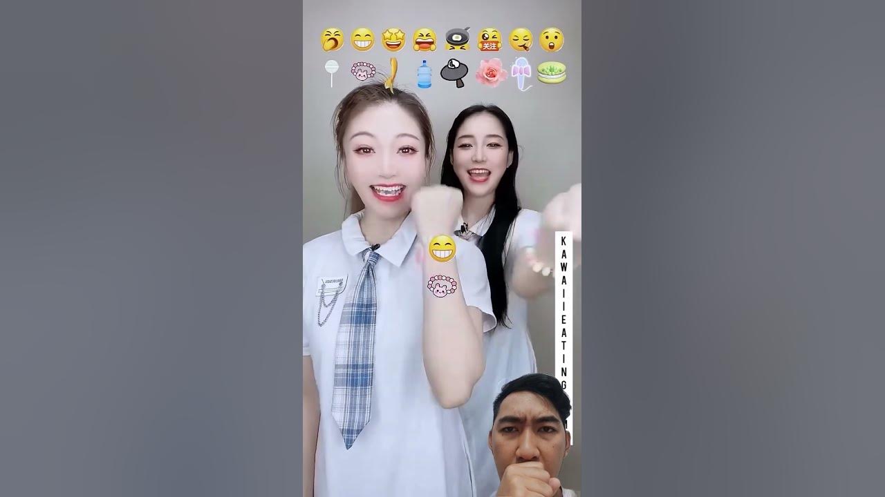 MAKAN MAKANAN SESUAI EXPRESI EMOJI #eating #funny #food #mukbang #asmr #makanan #eatingchallenge